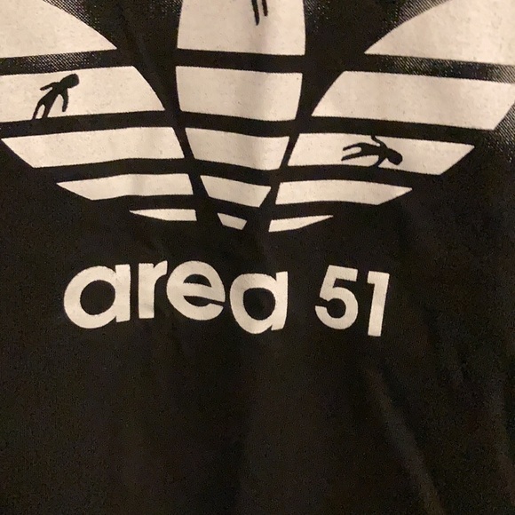 Pamplings AREA 51 black unisex T-shirt size M - Picture 4 of 6